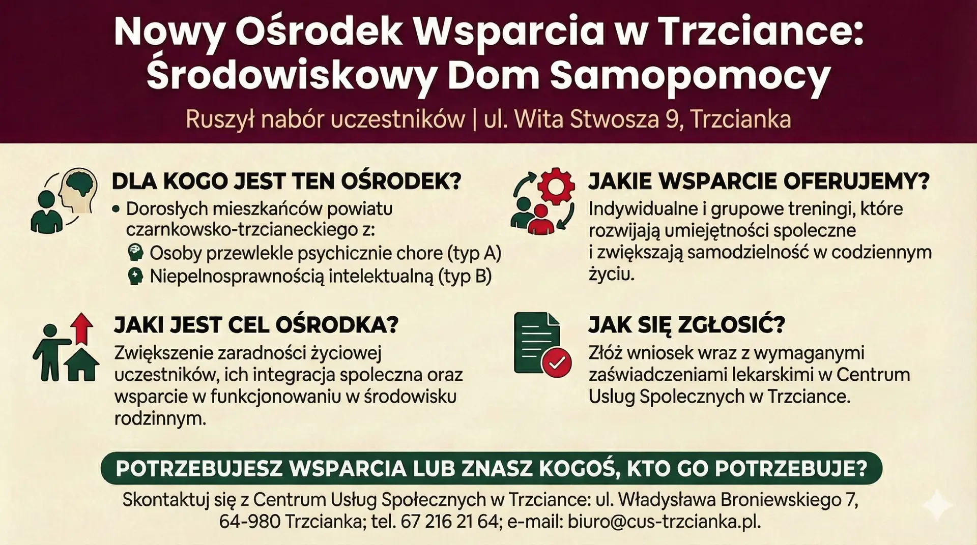 Środowiskowy Dom Samopomocy w Trzciance