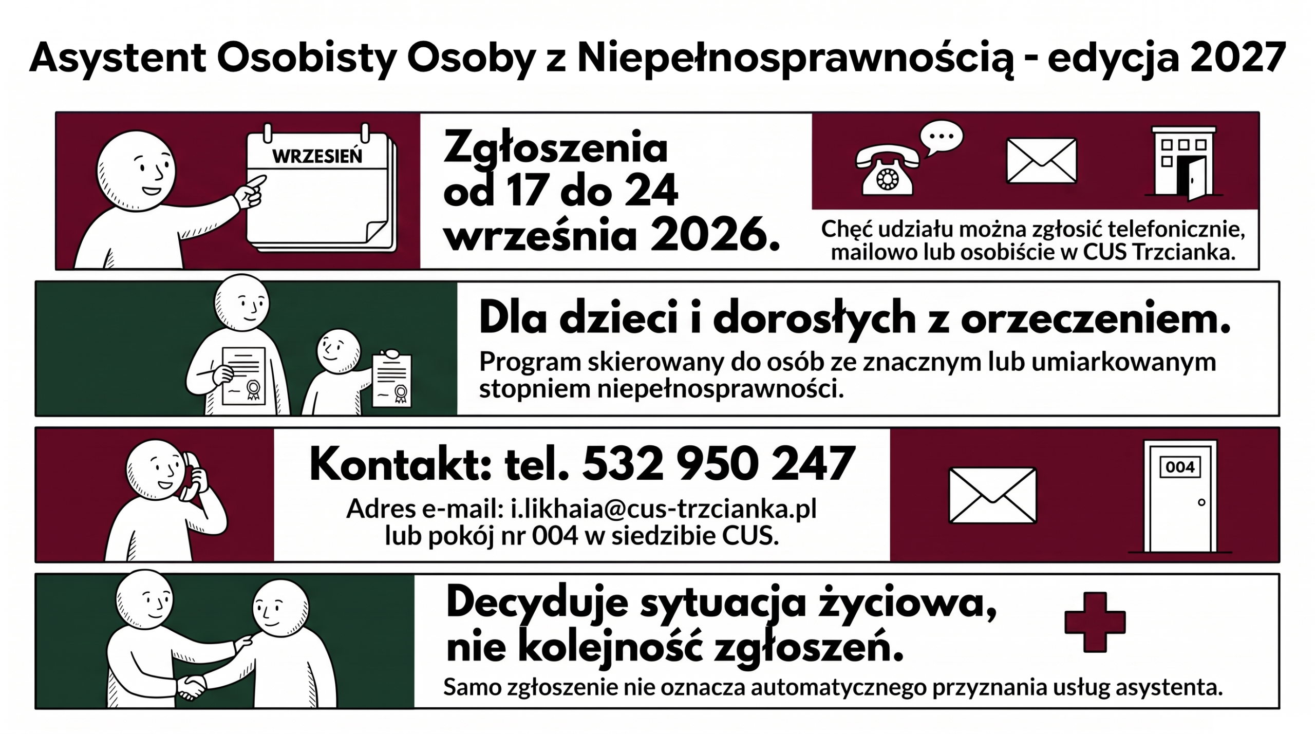 Przyjmujemy zgłoszenia w ramach programu &bdquo;Asystent osobisty osoby z niepełnosprawnością&rdquo; &ndash; edycja 2027!