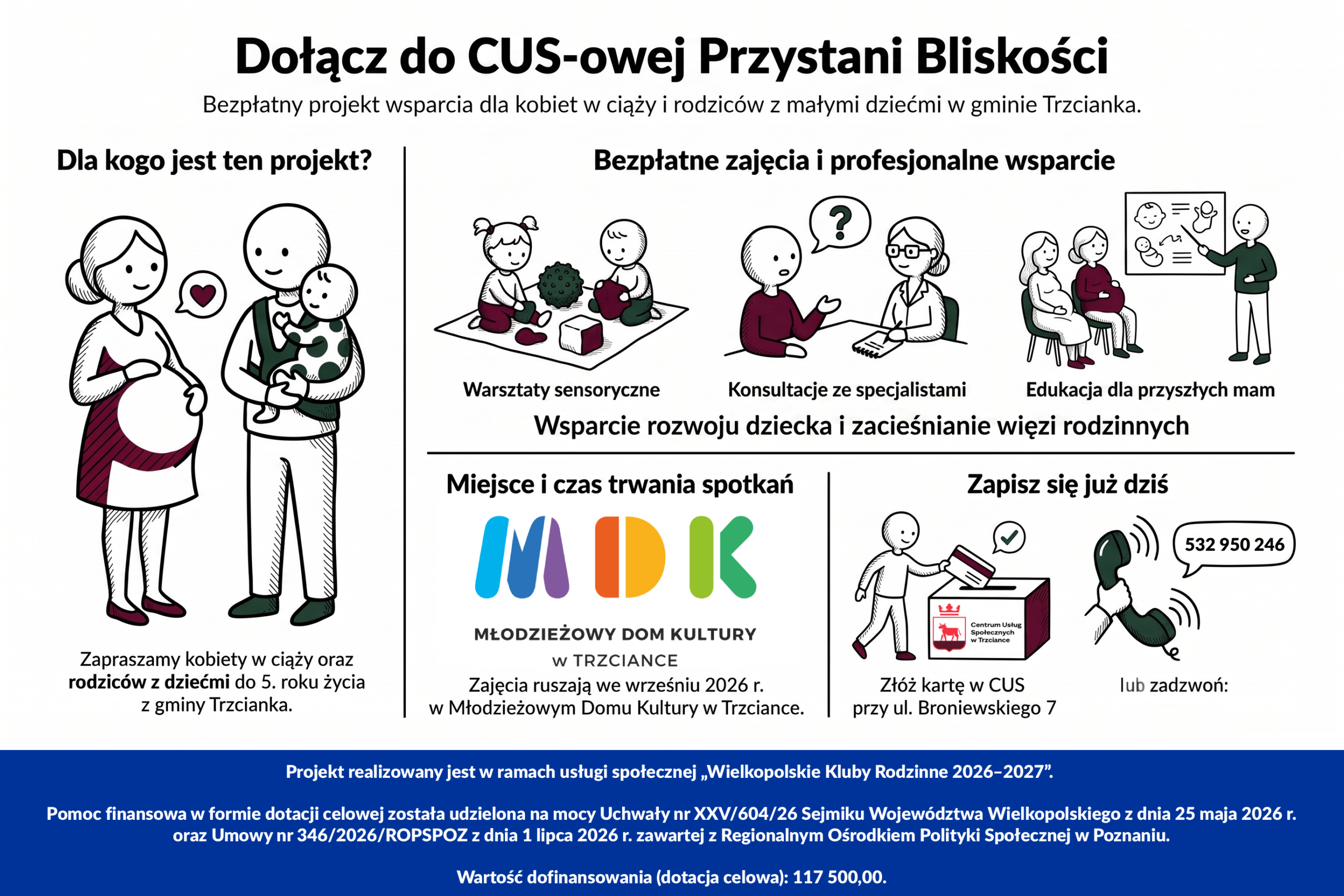 CUS-owa Przystań Bliskości &ndash; Wielkopolski Klub Rodzinny w Trzciance